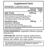 밀크씨슬 2000 mg