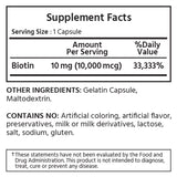 비오틴 10000 mcg (10 mg) 수퍼사이즈