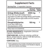 징코PS 6000 (은행잎 추출물+포스파티딜세린)